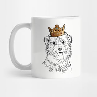 Norfolk Terrier Dog King Queen Wearing Crown Mug